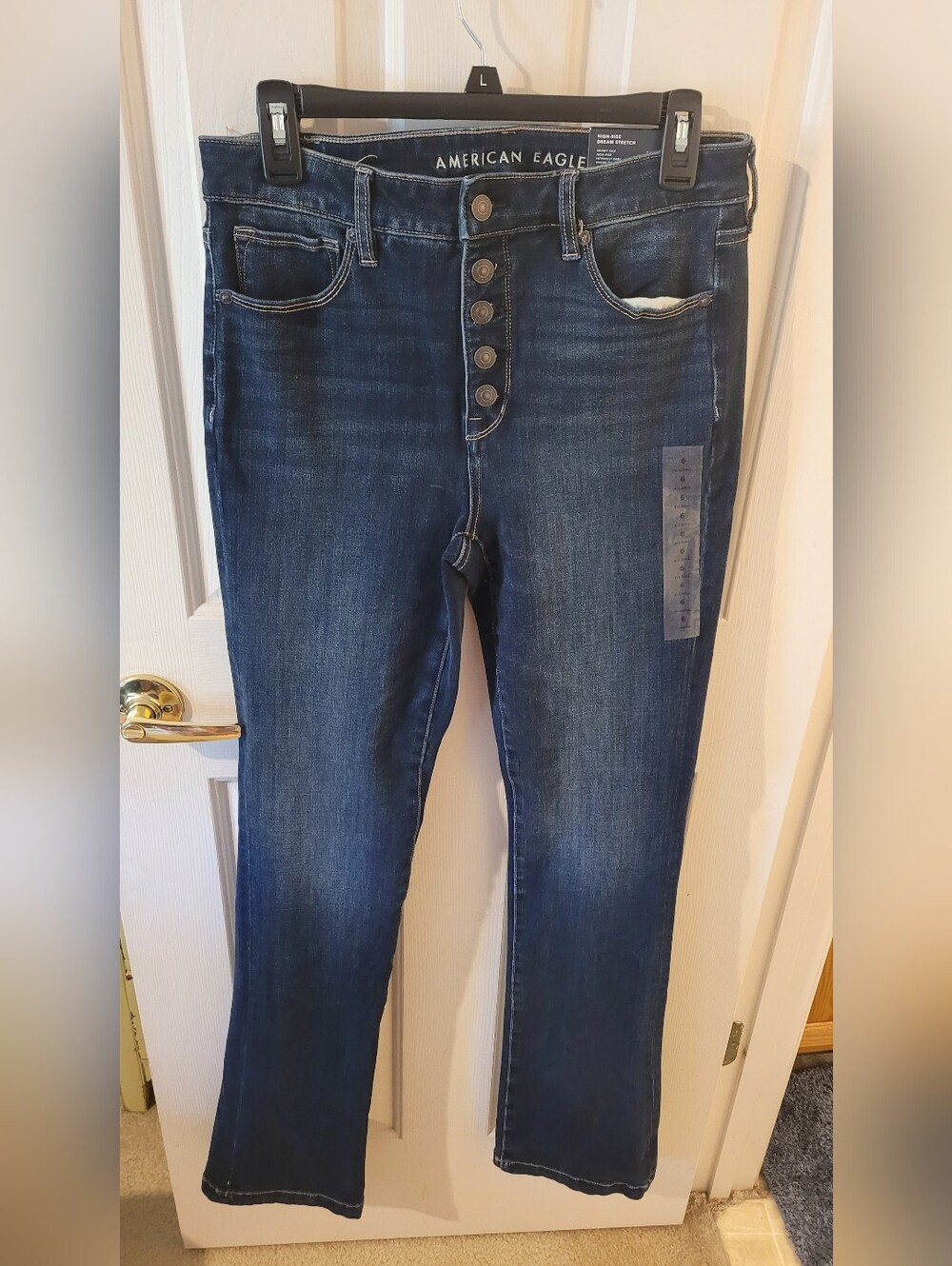 American Eagle Outfitters High-Rise Skinny Kick Jeans - New - 6 Extra Long